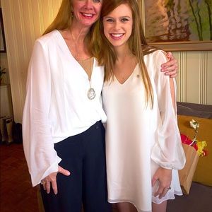 Lovers and Friends Flowy White Dress